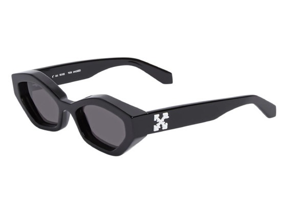 Off-White OERI144 HILO 1007 Shiny Black/Dark Grey