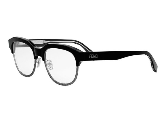 Fendi FE50068U 001 Black/Gunmetal 52mm
