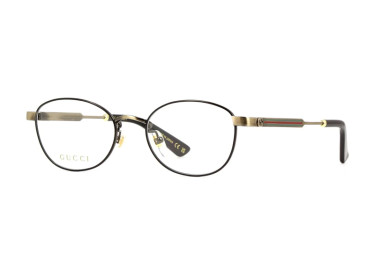 Gucci GG0591OJ 005 Shiny Black/Gold 50mm