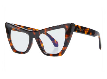 Off-White OERJ011 STYLE 11 6000 Havana/Clear Blue Light Block 52mm