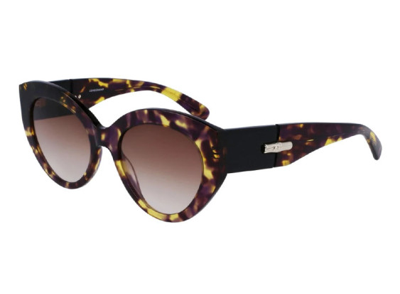 Longchamp LO722S 504 Tokyo Purple Havana/Brown Gradient