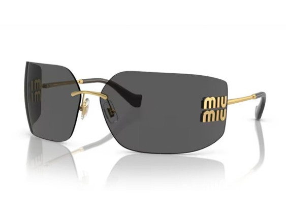 Miu Miu MU54YS 5AK5S0 Gold/Dark Grey