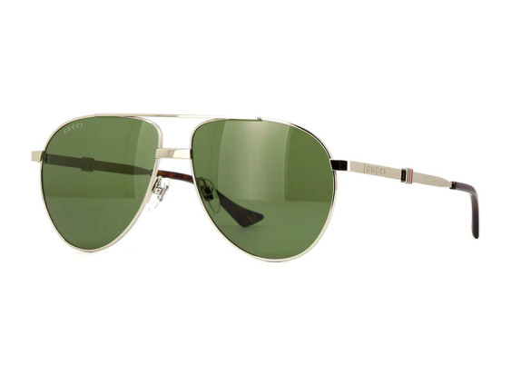 Gucci GG1440S 002 Silver/Green