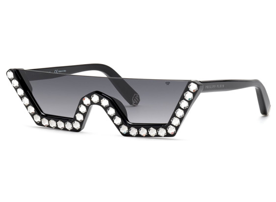 Philipp Plein SPP031S 0700 Shiny Black/Grey Gradient