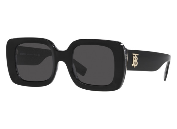 Burberry BE4327 397787 Black/Crystal/Print TB/Dark Grey