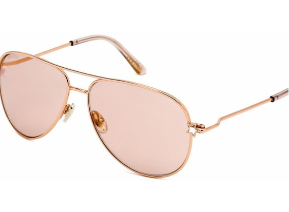 Jimmy Choo SANSA/S 0DDB K1 Gold Copper / Gold Mirror