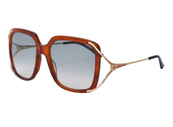 Gucci GG0647S 003 Havana Gold/Green