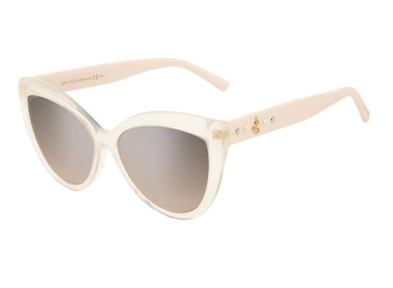 Jimmy Choo SINNIE/G/S 0SZJ G4 Ivory/Brown Gradient Silver Mirror