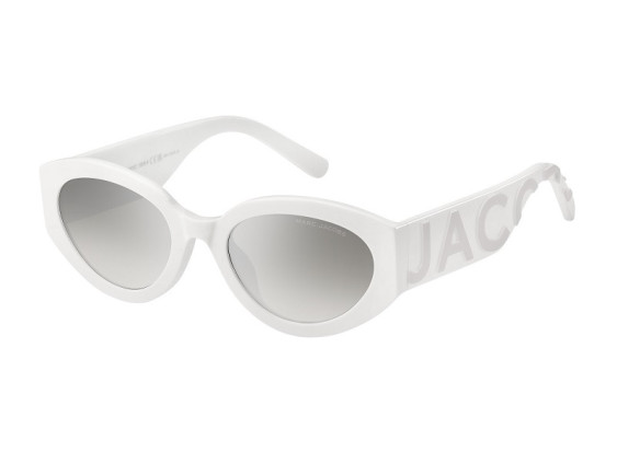 Marc Jacobs MARC694/G/S 0HYMIC White/Grey/Grey Mirror Gradient Silver