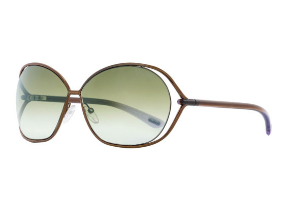 Tom Ford FT0157 CARLA 48F Shiny Brown/Brown Gradient