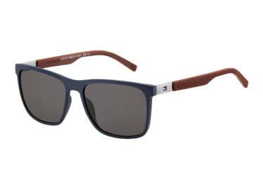 Tommy Hilfiger TH 1445/S 0LCN NR Blue/Burgundy/Brown Grey