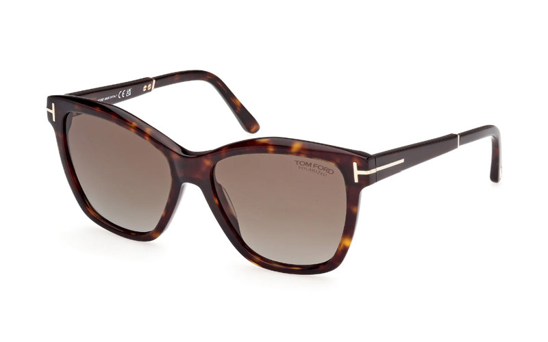 Tom Ford FT1087 52H Dark Havana/Brown Gradient Polarized