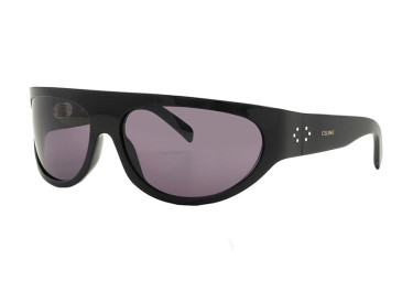 Celine CL40272I 01A Shiny Black/Smoke