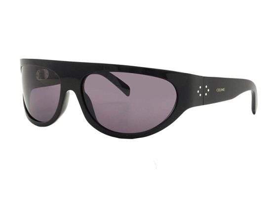 Celine CL40272I 01A Shiny Black/Smoke