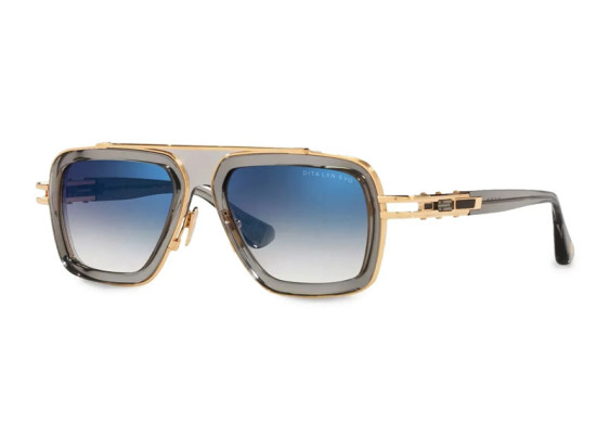 Dita LXN-EVO DTS-403-A-02 Crystal Grey White Gold/Blue Mirror