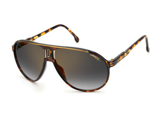 Carrera CHAMPION65/N 0WR9 FQ Brown Havana/Grey Gradient Gold Mirror