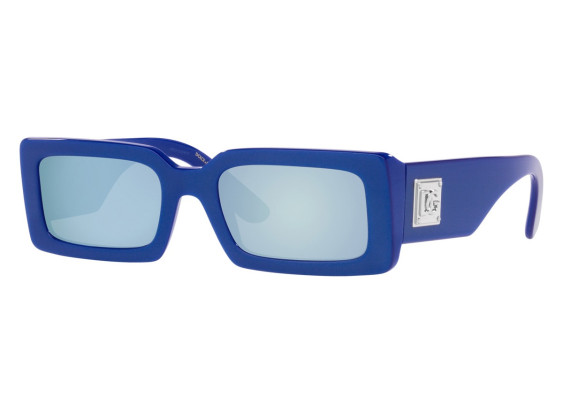 Dolce & Gabbana DG4416 337833 Metallic Blue/Light Blue Mirror Silver