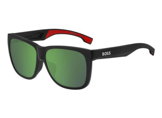 Hugo Boss BOSS 1453/F/S BLX/Z9 Matte Black/Red/Green Mirror
