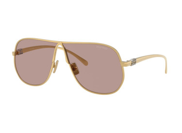 Miu Miu MUA56S 5AK20I Shiny Gold/Light Purple Brown