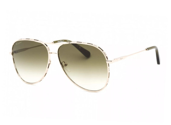 Salvatore Ferragamo SF268S 709 Gold/Green/Green Gradient