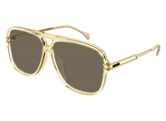 Gucci GG1105S 004 Yellow/Brown
