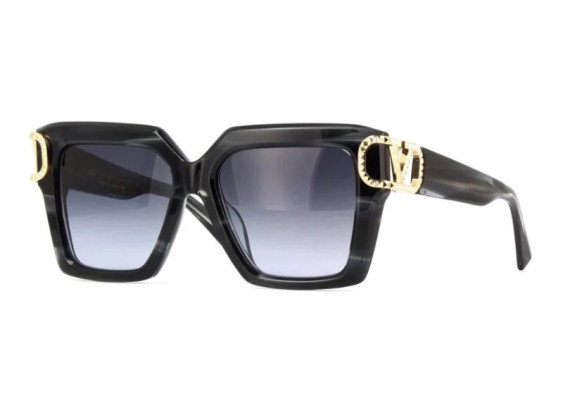 Valentino V-UNO VLS-107A Translucent Black Swirl/Grey Gradient