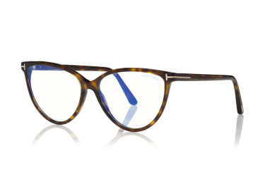 Tom Ford FT5743-B 052 Shiny Classic Dark Havana 57mm