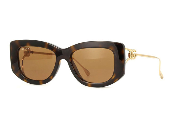 Gucci GG1566S 002 Havana/Gold/Brown