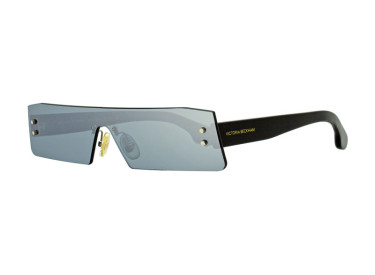 Victoria Beckham VB241S 001 Black/Solid Grey Silver Mirror