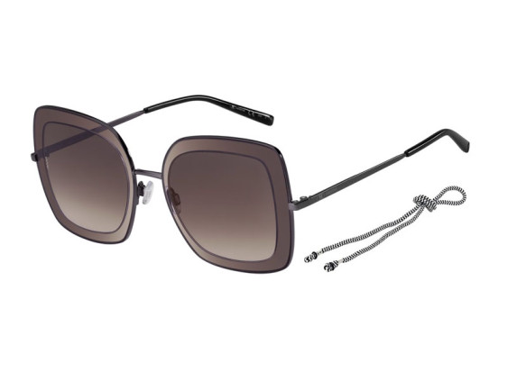 M Missoni MMI 0034/S 0V81 HA Dark Ruthenium Black/Brown Gradient