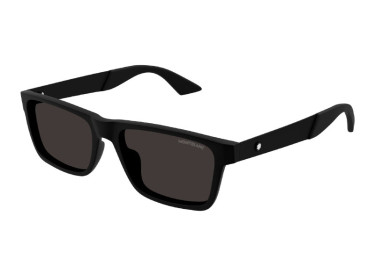 Montblanc MB0299S 001 Shiny Black/Grey