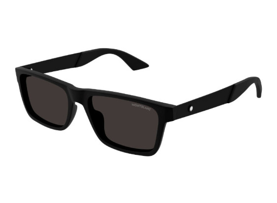 Montblanc MB0299S 001 Shiny Black/Grey