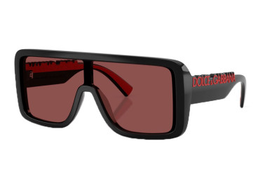 Dolce & Gabbana DG6204 501/75 Shiny Black/Violet