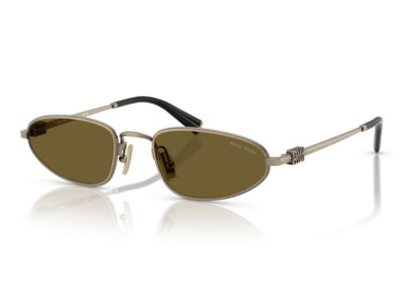 Miu Miu MUA52S 26C09Z Old Gold/Dark Brown