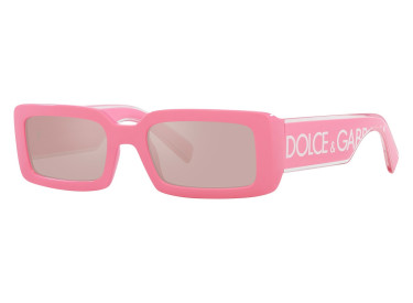 Dolce & Gabbana DG6187 3262/5 Pink/Light Pink Mirror Silver