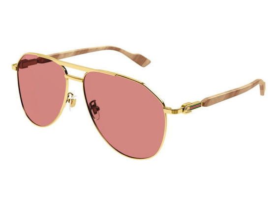 Gucci GG1220S 003 Gold/Cognac