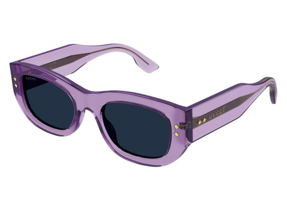 Gucci GG1215S 003 Transparent Violet/Blue