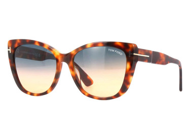 Tom Ford FT0937 53W Blonde Havana/Blue to Pink Gradient