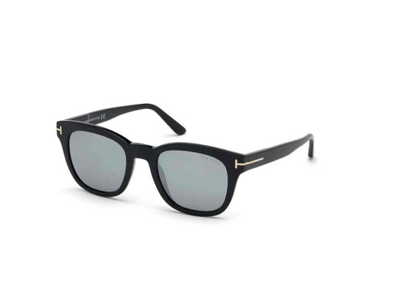Tom Ford FT0676 01C Black/Grey Silver Mirror