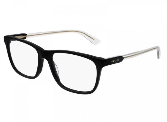 Gucci GG0490O 010 Black/Transparent