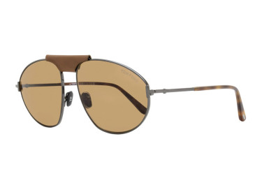 Tom Ford FT1095 08E Shiny Gunmetal/Brown