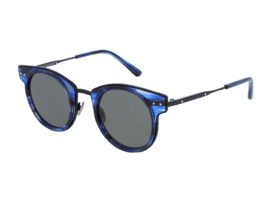 Bottega Veneta BV0063S 002 Blue/Black/Smoke
