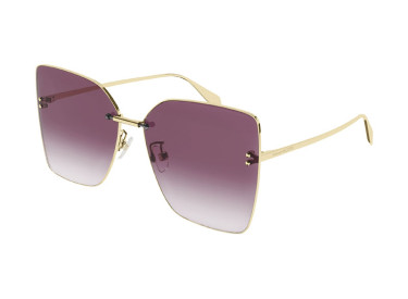 Alexander McQueen AM0342S 003 Gold/Violet Gradient