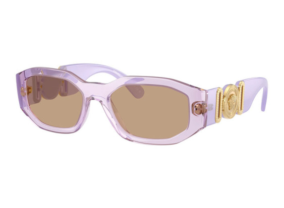 Versace VE4361 5526/63 Transparent Lavander/Opaline Lavander/Light Brown