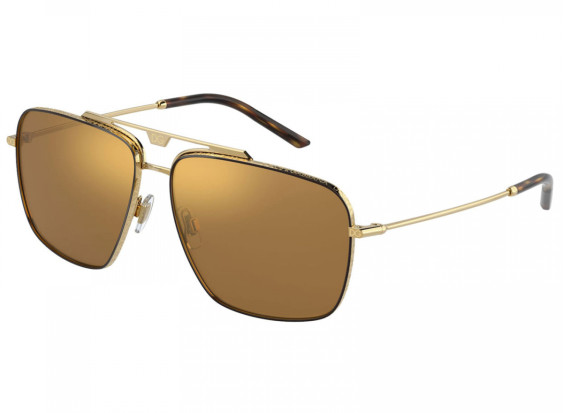 Dolce & Gabbana DG2264 02/73 Gold/Brown 61mm