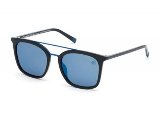 Timberland TB9169 01D Shiny Black/Blue Polarized