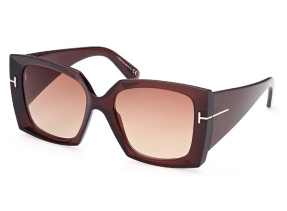 Tom Ford FT0921 69T Transparent Burgundy/Gradient Brown