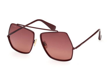 Max Mara MM0102 69F Shiny Bordeaux/Brown Gradient