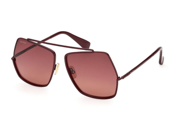 Max Mara MM0102 69F Shiny Bordeaux/Brown Gradient