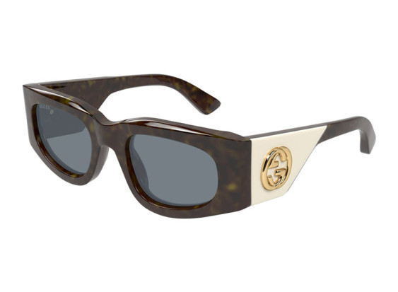 Gucci GG1664S 003 Dark Vintage Havana/Ivory/Grey